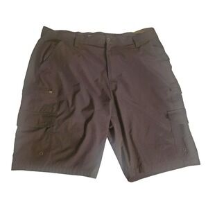 Iron Co. Shorts Men's 38 Black Lightweight Cargo Performance Chino Short